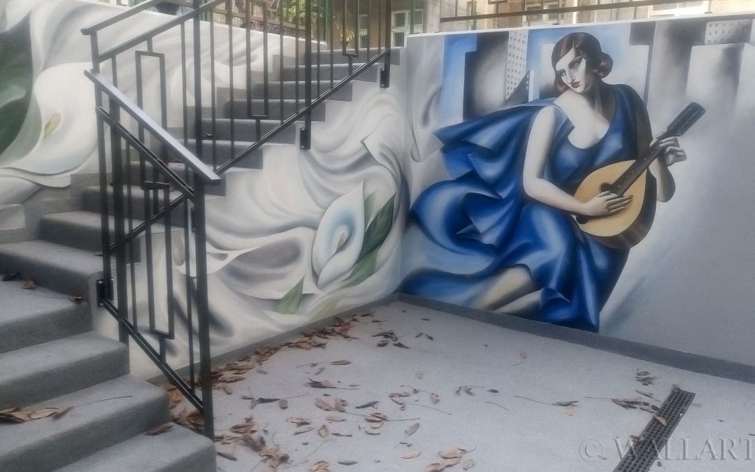 286. Artystyczny Mural na tarasie