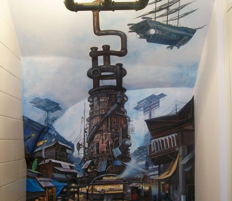 288. Malowidło w łazience