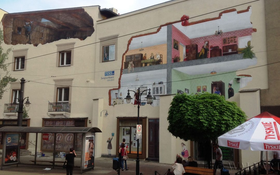 150th Tenement - 3D mural 3D mural