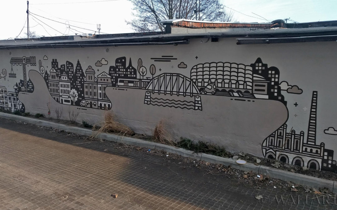 291. Artystyczny Mural na murku