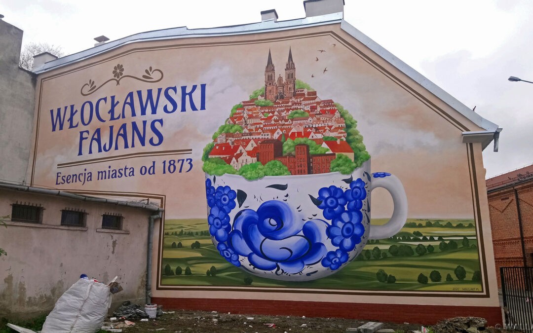 347. Włocławski fajans – mural
