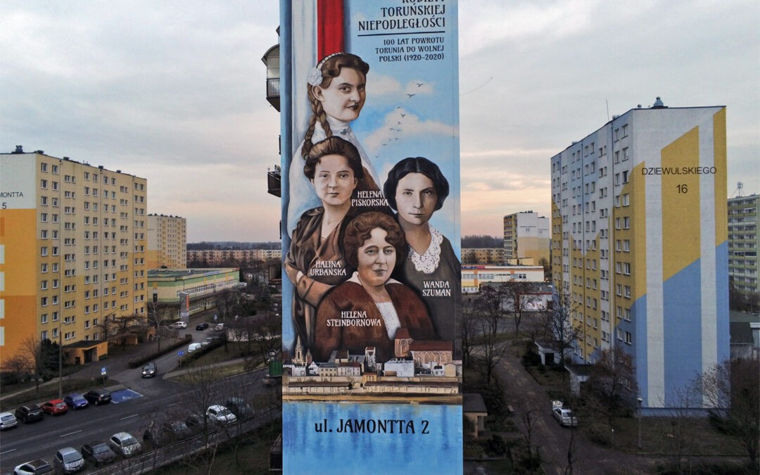348. Toruńskie kobiety – mural