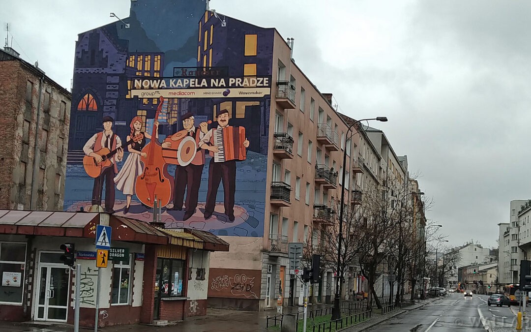 355. Nowa Kapela – mural reklamowy