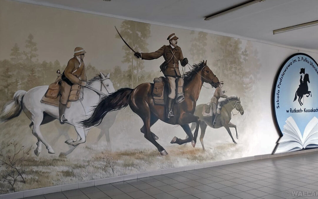 mural na korytarzu
