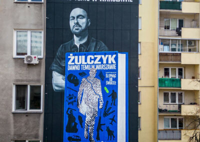 mural reklamowy Żulczyk