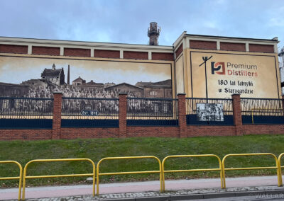 wykonany mural