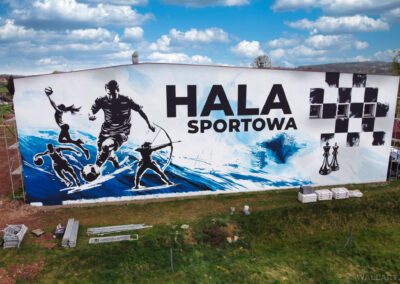 wykonany mural