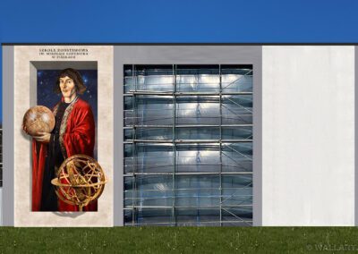 opracowany projekt graficzny muralu