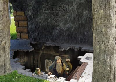 opracowany projekt graficzny - mural horyzontalny 3D w Wieliczce