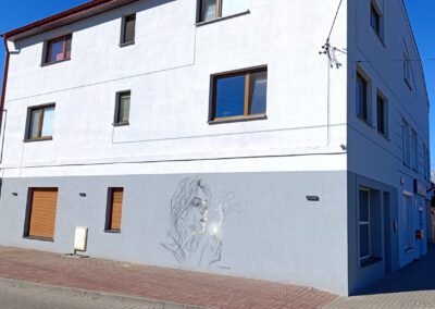 zmieniona ściana
