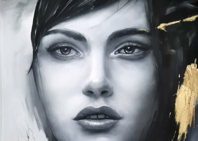 Fragment einer Wandmalerei