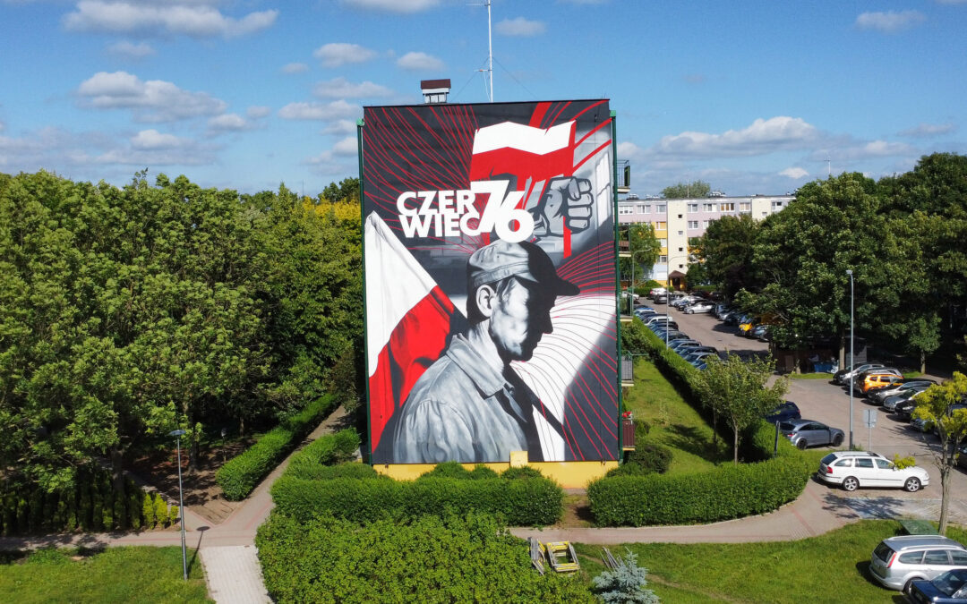 wykonany mural rocznicowy