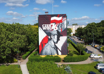 wykonany mural rocznicowy
