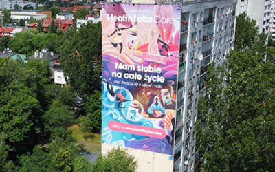 Advertising mural