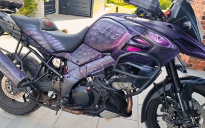 558 Malowanie motocykla