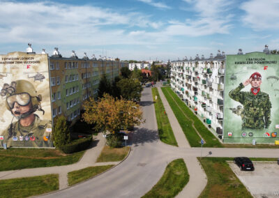 dwa murale